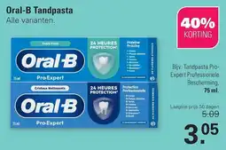 De Online Drogist Oral-B Tandpasta aanbieding