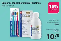 De Online Drogist Curaprox Tandenborstels & PerioPlus aanbieding