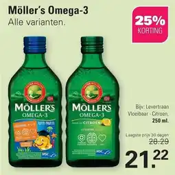 De Online Drogist Möller's Omega-3 aanbieding