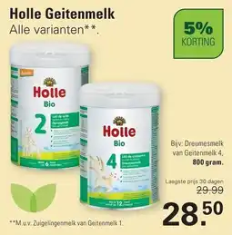 De Online Drogist Holle Geitenmelk aanbieding