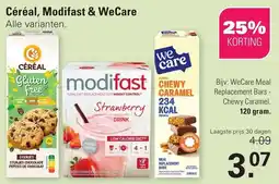 De Online Drogist WeCare Meal Replacement Bars aanbieding