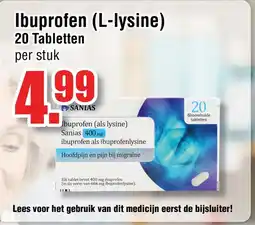 Ter Huurne Holland Markt Sanias Ibuprofen (L-lysine) aanbieding