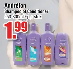 Ter Huurne Holland Markt Andrélon Shampoo of Conditioner aanbieding