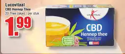 Ter Huurne Holland Markt Lucovitaal CBD Hennep Thee aanbieding