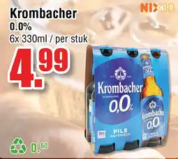 Ter Huurne Holland Markt Krombacher 0.0% aanbieding