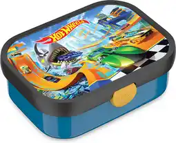 Intratuin Mepal broodtrommel Campus Hot Wheels 17,8 x 13,2 x 6,1 cm aanbieding