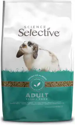 Intratuin Supreme konijnenvoer Science Selective adult 10 kg aanbieding