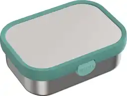 Intratuin Mepal rvs broodtrommel Campus groen 17,8 x 13,2 x 6,1 cm aanbieding