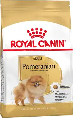 Intratuin Royal Canin hondenvoer brokken Pomeranian adult 3 kg aanbieding