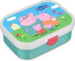 Intratuin Mepal broodtrommel Campus Peppa Pig 17,8 x 13,2 x 6,1 cm aanbieding