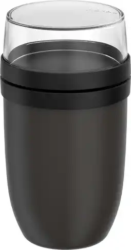 Intratuin Mepal lunchpot Ellipse 2-delig zwart D 10,7 H 20 cm aanbieding