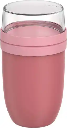 Intratuin Mepal lunchpot Ellipse 2-delig roze D 10,7 H 20 cm aanbieding