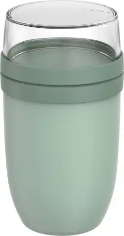 Intratuin Mepal lunchpot Ellipse 2-delig groen D 10,7 H 20 cm aanbieding
