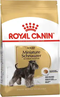 Intratuin Royal Canin hondenvoer brokken Miniature Schnauzer adult 3 kg aanbieding