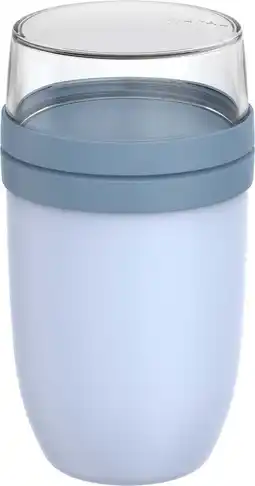 Intratuin Mepal lunchpot Ellipse 2-delig blauw D 10,7 H 20 cm aanbieding