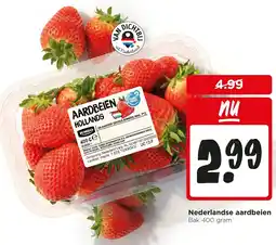 Jumbo Nederlandse aardbeien aanbieding