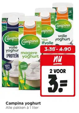Jumbo Campina yoghurt aanbieding
