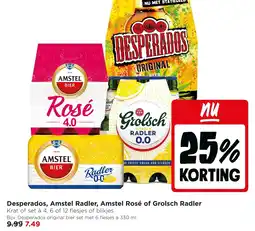 Jumbo Desperados, Amstel Radler, Amstel Rosé of Grolsch Radler aanbieding