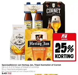 Jumbo Speciaalbieren van Hertog Jan, Tripel Karmeliet of Cornet aanbieding