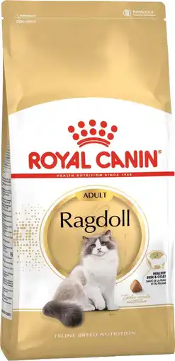 Intratuin Royal Canin kattenvoer brokken Ragdoll adult 400 g aanbieding