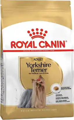 Intratuin Royal Canin hondenvoer brokken Yorkshire Terriër adult 3 kg aanbieding
