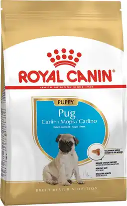 Intratuin Royal Canin hondenvoer brokken Mopshond puppy 1,5 kg aanbieding