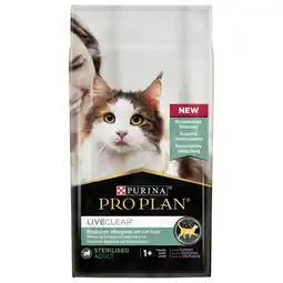 Pets Place Pro Plan Cat Liveclear Sterilised Adult - Kattenbrokken - Kalkoen 1,4 kg aanbieding