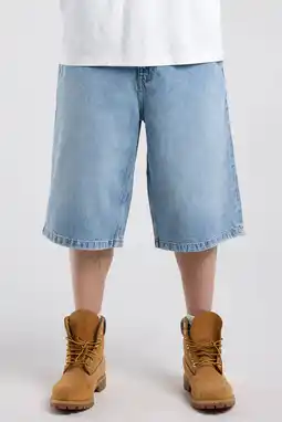 Wehkamp America Today North baggy jort - blauw aanbieding