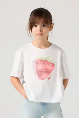 Wehkamp Levi's T-shirt wit aanbieding