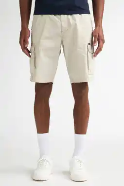 Wehkamp Petrol Industries regular cargo short ecru aanbieding