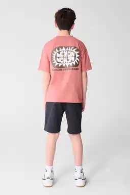 Wehkamp Shoeby T-shirt met backprint zalm aanbieding