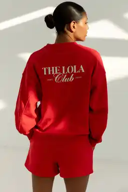 Wehkamp The Lola Club sweater Ruby rood aanbieding