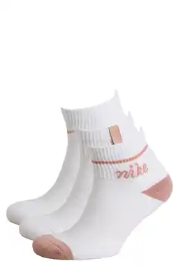 Wehkamp Nike sportsokken Everyday Plus - wit (set van 3) aanbieding