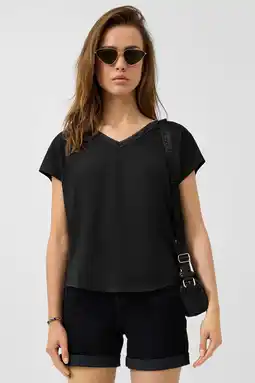 Wehkamp QS top zwart aanbieding