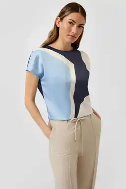 Wehkamp s.Oliver BLACK LABEL top blauw aanbieding
