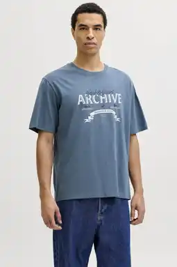 Wehkamp JACK & JONES ESSENTIALS regular T-shirt blauw aanbieding