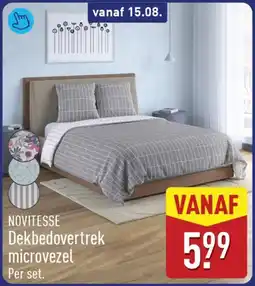 ALDI Novitesse Dekbedovertrek microvezel aanbieding