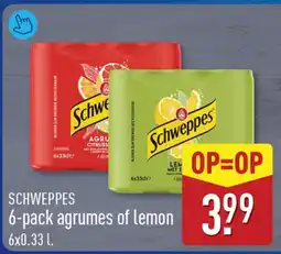 ALDI Schweppes agrumes of lemon aanbieding