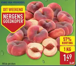ALDI Wilde perzikeDIT WEEKEND aanbieding