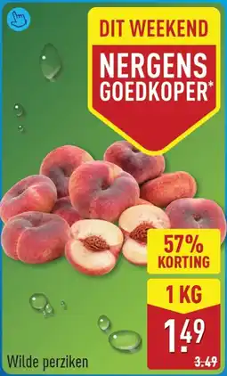 ALDI Wilde perziken aanbieding