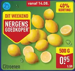 ALDI Citroenen aanbieding