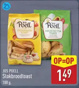 ALDI Jos poell Stokbroodtoast aanbieding