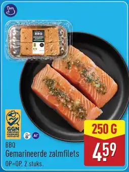 ALDI BBQ Gemarineerde zalmfilets aanbieding