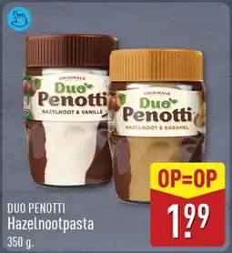 ALDI Duo penotti Hazelnootpasta aanbieding