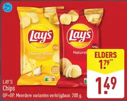 ALDI Lay's chips aanbieding