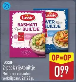 ALDI Lassie rijstbuiltje aanbieding