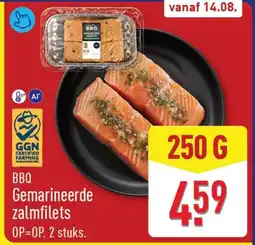 ALDI BBQ Gemarineerde zalmfilets aanbieding