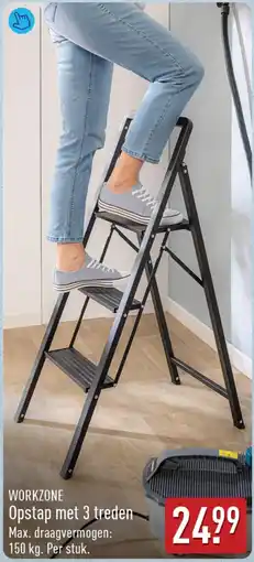 ALDI Workzone Opstap met 3 treden aanbieding