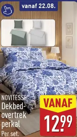 ALDI Novitesse dekbedovertrek perkal aanbieding