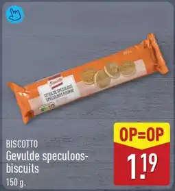 ALDI Biscotto gevulde speculoos biscuits aanbieding
